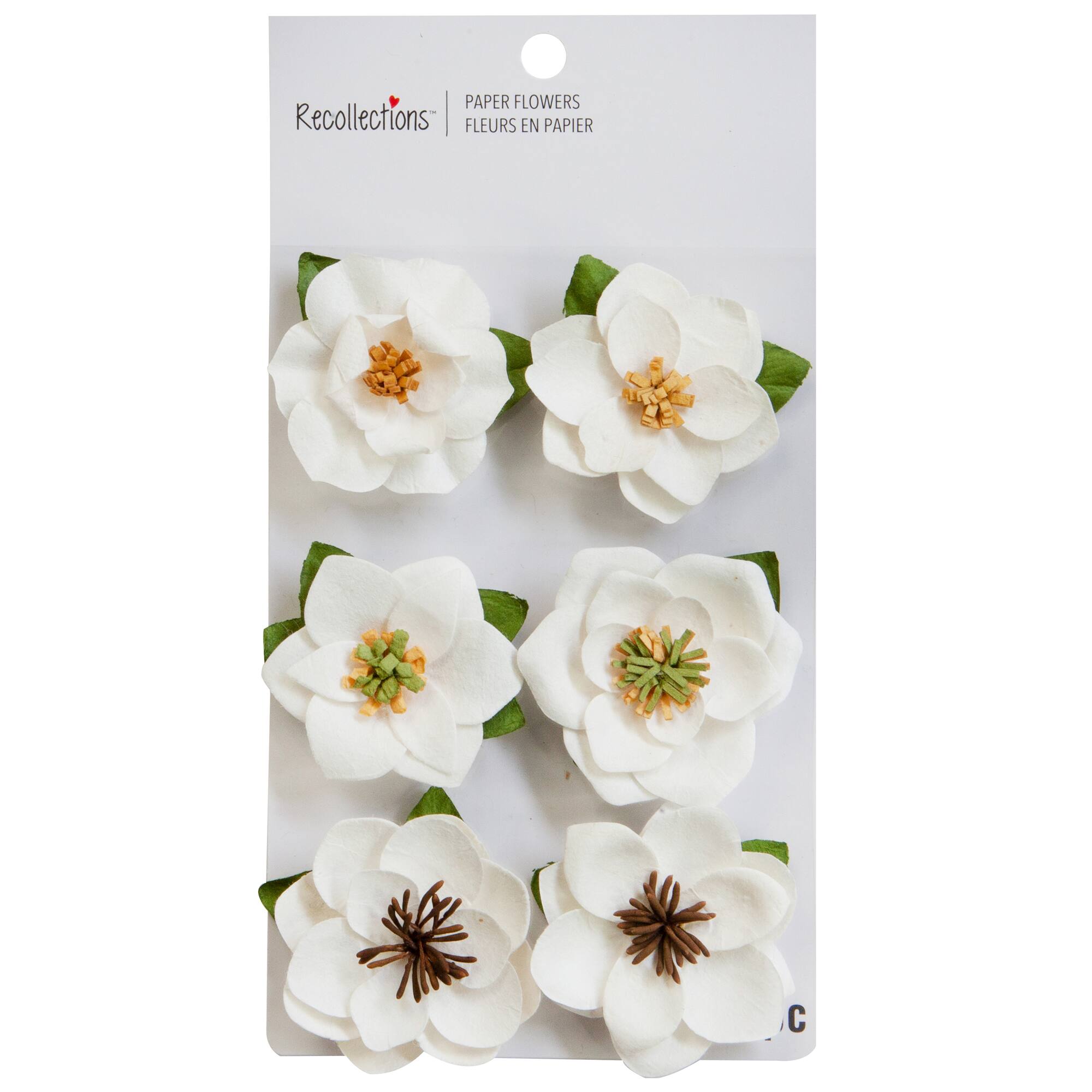 Paper Magnolia Flower Embellishments by Recollections™